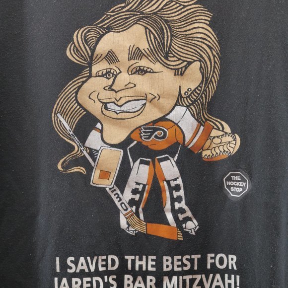 NHL Flyers Vintage 1991 JARED Philadelphia Caricature Tshirt Single stitch - Picture 2 of 8